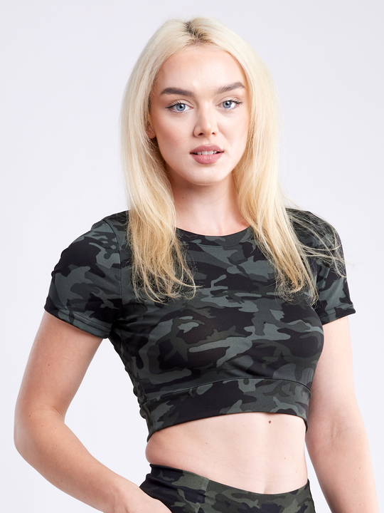 Jupiter Gear: Short-Sleeve Crop Top