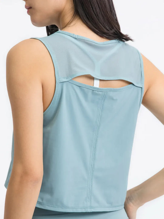 Jupiter Gear: Round-Neck Cropped Tank