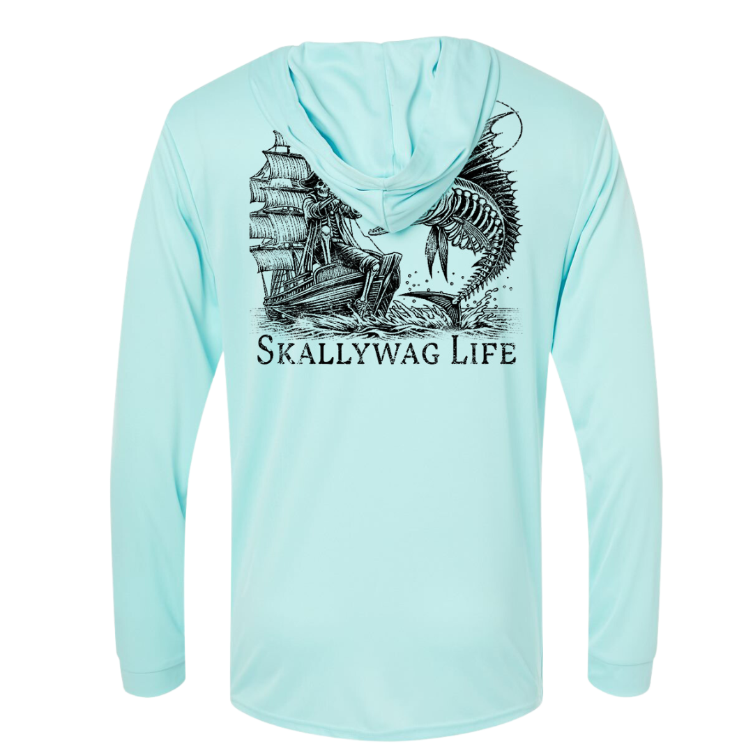 Skallywag Tactica: Paragon Bahama Performance Long Sleeve with Hood-4