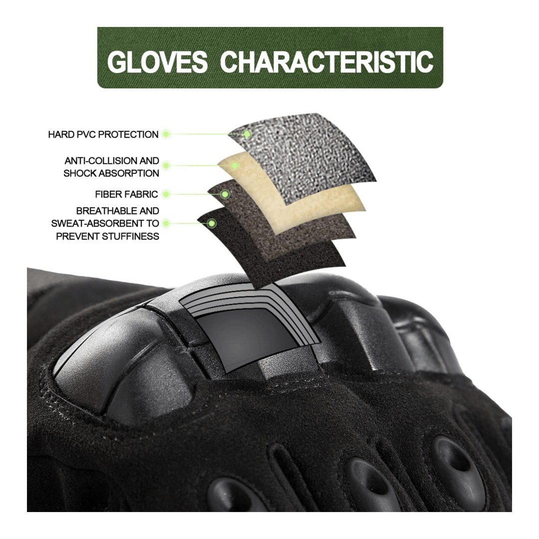 Jupiter Gear: Tactical Military Airsoft Gloves for Outdoor Sports, Paintball, and Motorcycling with Touchscreen Fingertip Capability