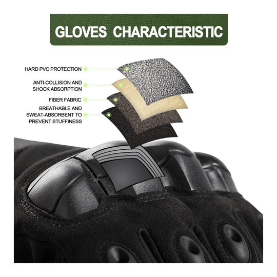 Jupiter Gear: Tactical Military Airsoft Gloves for Outdoor Sports, Paintball, and Motorcycling with Touchscreen Fingertip Capability