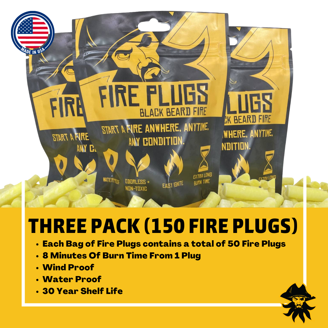 Black Beard: Fire Plugs - Fire Starter Tinder