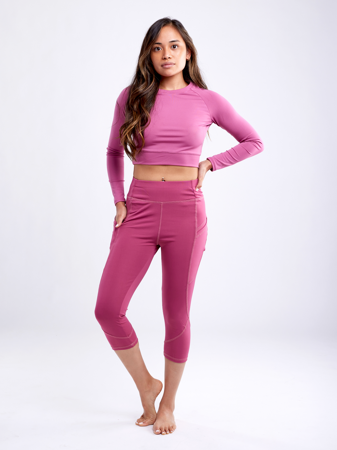 Jupiter Gear: Long-Sleeve Crop Top