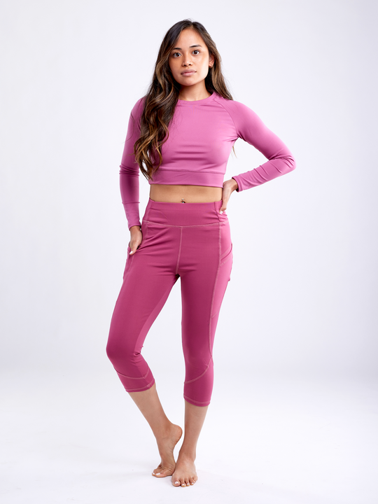 Jupiter Gear: Long-Sleeve Crop Top