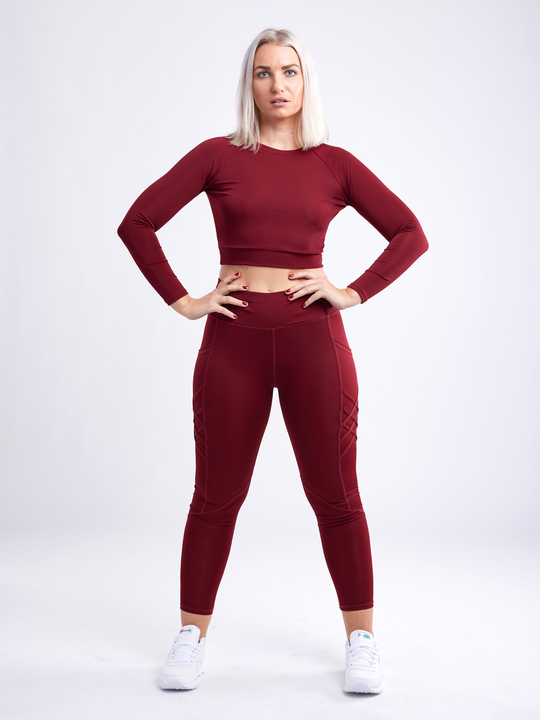 Jupiter Gear: Long-Sleeve Crop Top