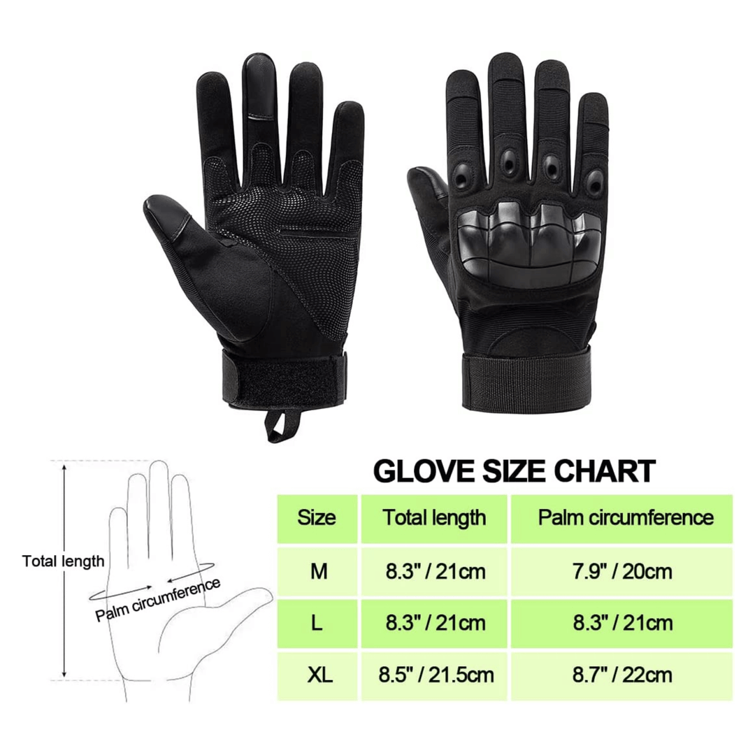 Jupiter Gear: Tactical Military Airsoft Gloves for Outdoor Sports, Paintball, and Motorcycling with Touchscreen Fingertip Capability