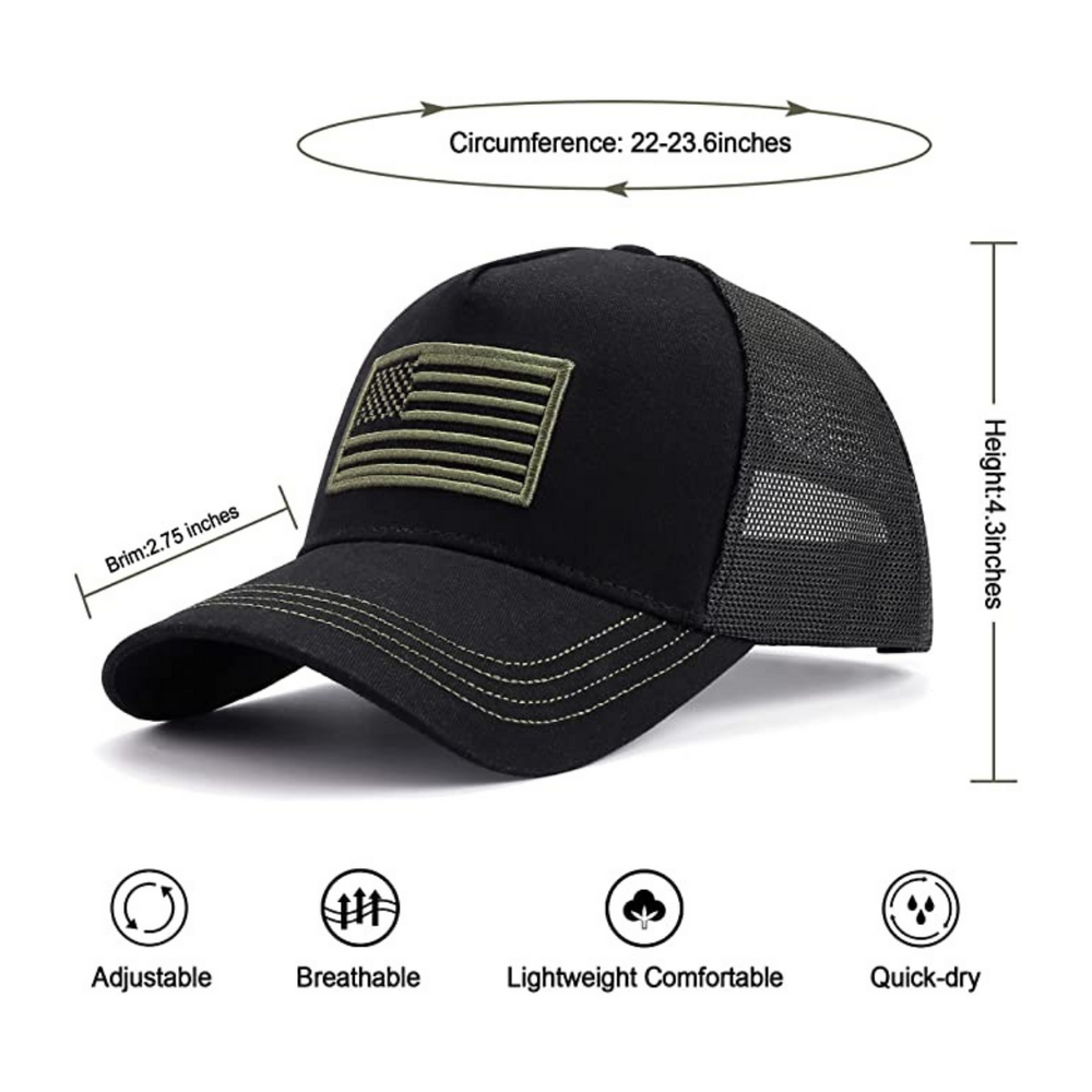 Jupiter Gear: American Flag Trucker Hat