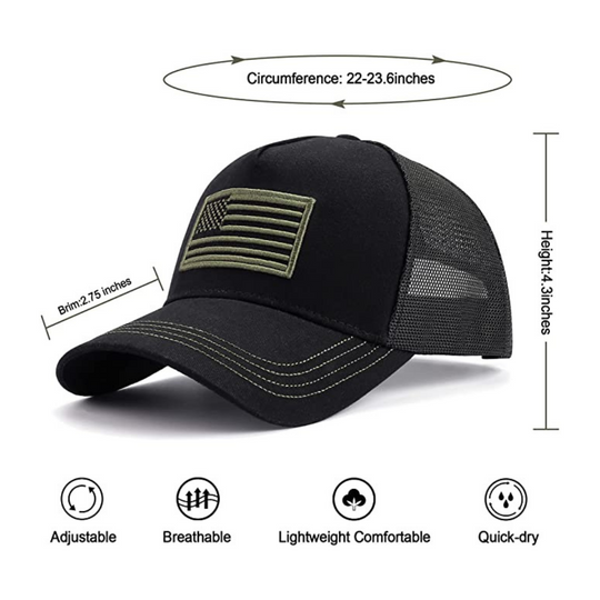 Jupiter Gear: American Flag Trucker Hat