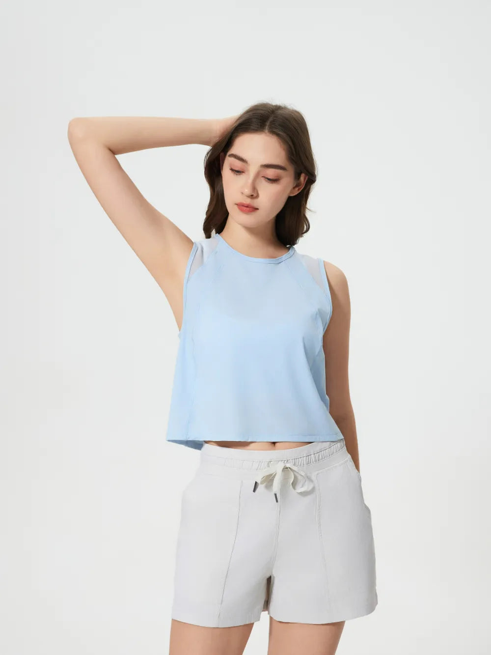 Jupiter Gear: Round-Neck Cropped Tank