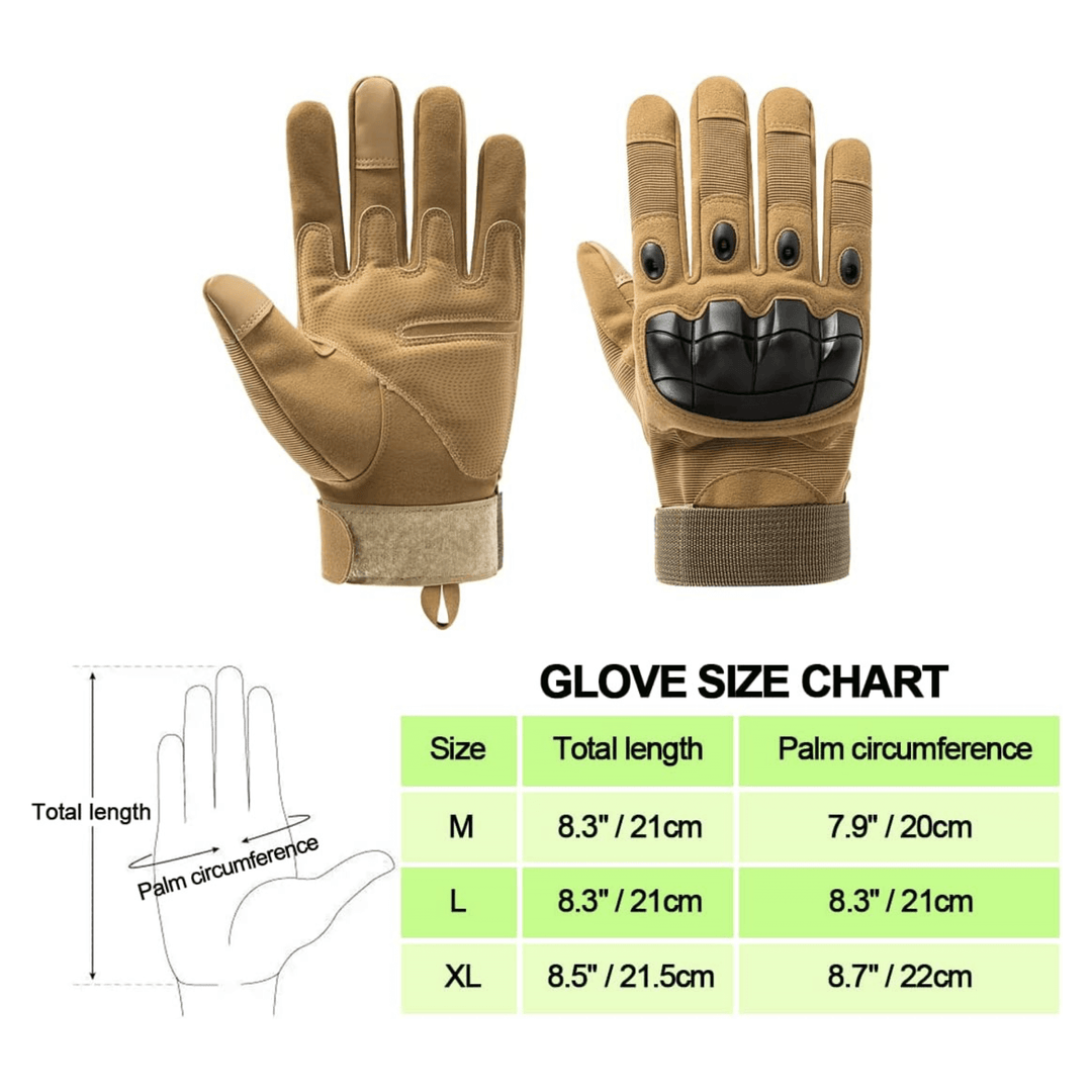 Jupiter Gear: Tactical Military Airsoft Gloves for Outdoor Sports, Paintball, and Motorcycling with Touchscreen Fingertip Capability