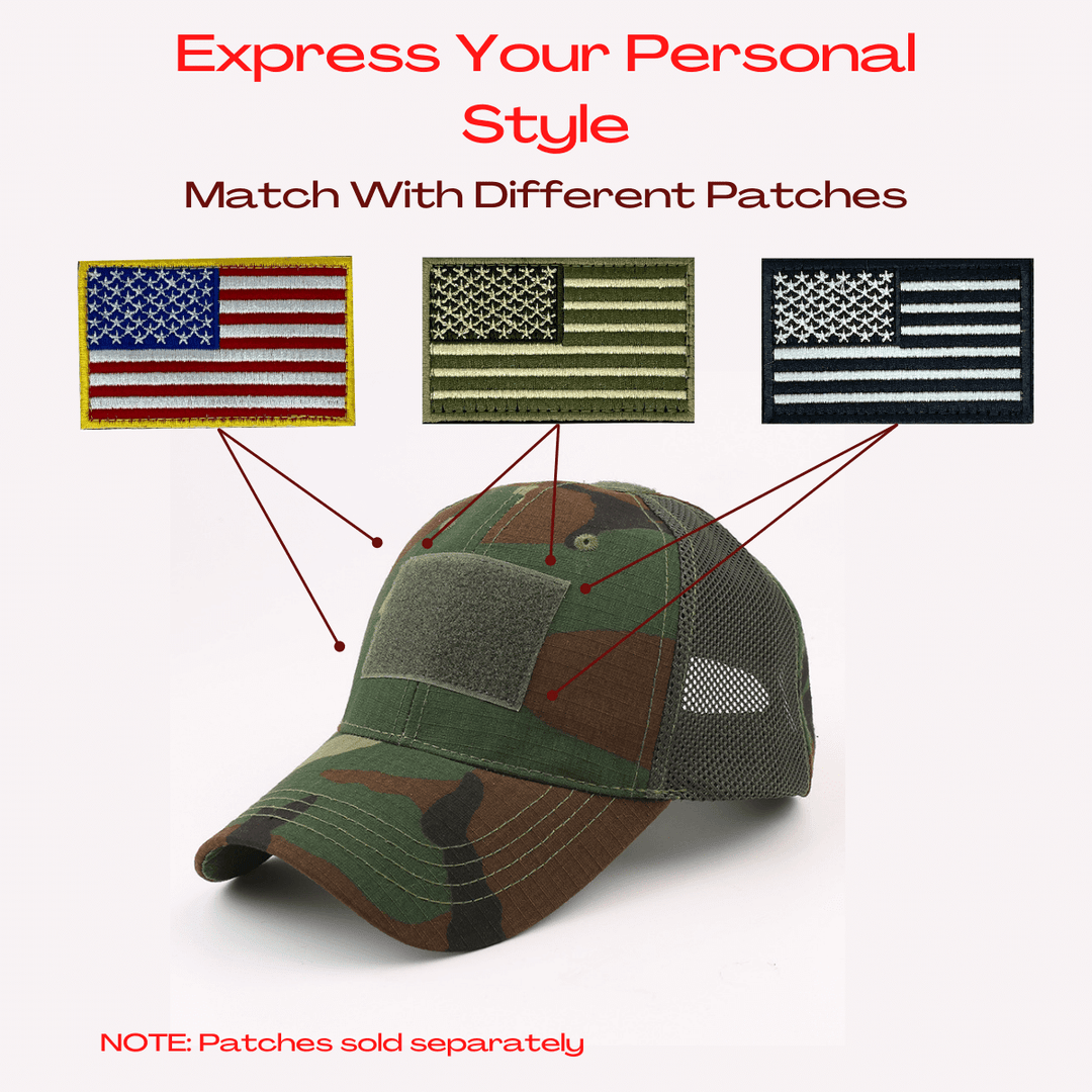 Jupiter Gear: Tactical-Style Patch Hat with Adjustable Strap
