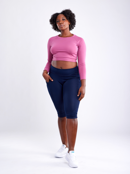 Jupiter Gear: Long-Sleeve Crop Top