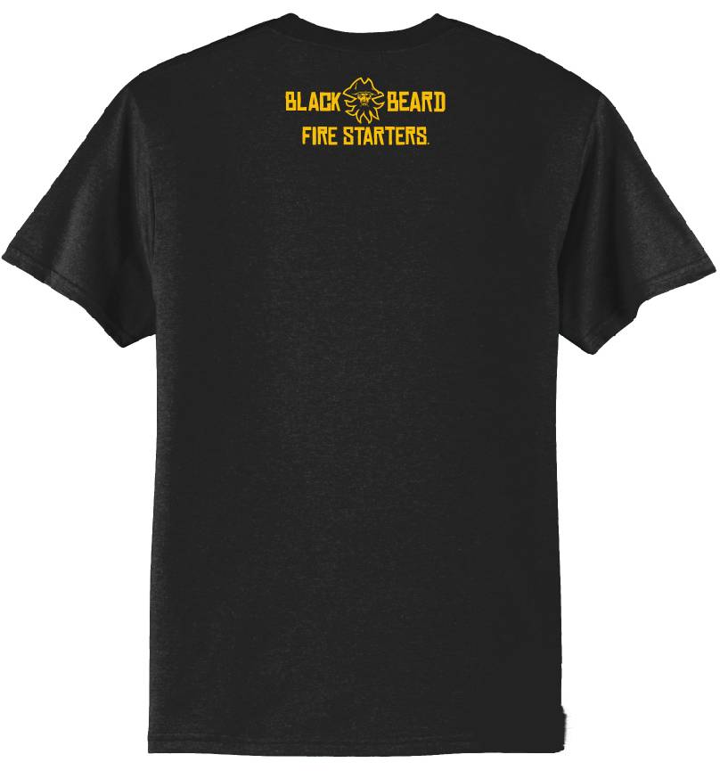 Black Beard: Pirates Black T-Shirt
