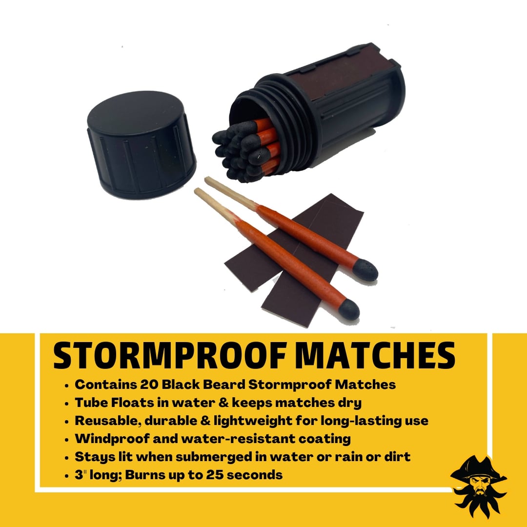 Black Beard: Stormproof Fire Matches