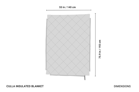 CRUA Outdoors: CULLA INSULATED BLANKET | AVAILABLE IN ORANGE AND GREEN