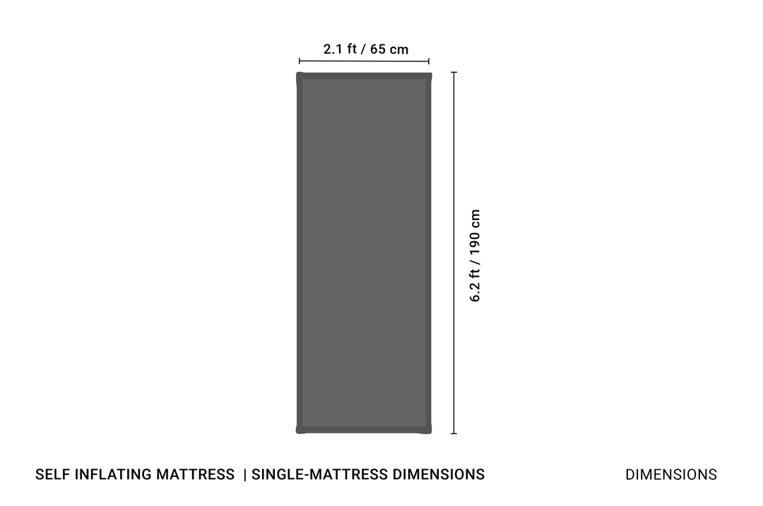 CRUA Outdoors: SELF INFLATING MULTI FUNCTIONAL MATTRESS | 1-2 PERSON