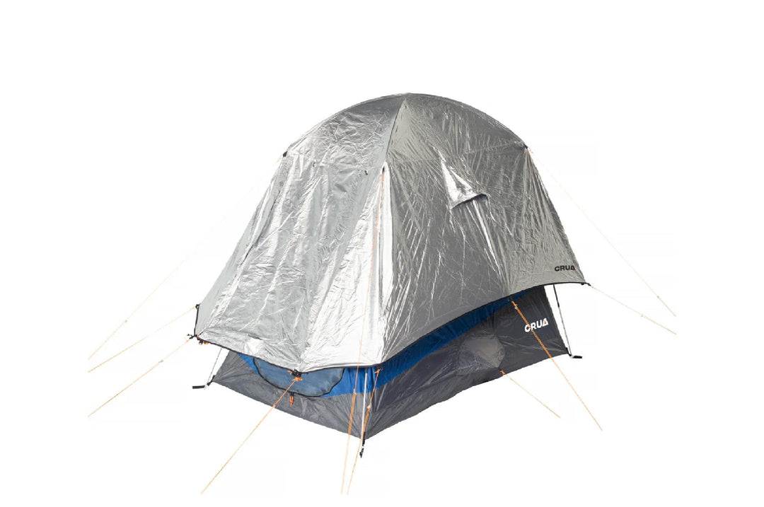 CRUA Outdoors: XTENT DOUBLE SIDED REFLECTIVE FLYSHEET | FOR ADDED PROTECTION AGAINST THE ELEMENTS