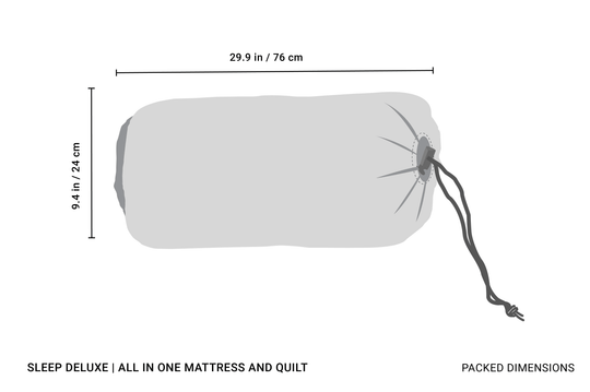 CRUA Outdoors: SLEEP DELUXE | ALL IN ONE MATTRESS AND QUILT