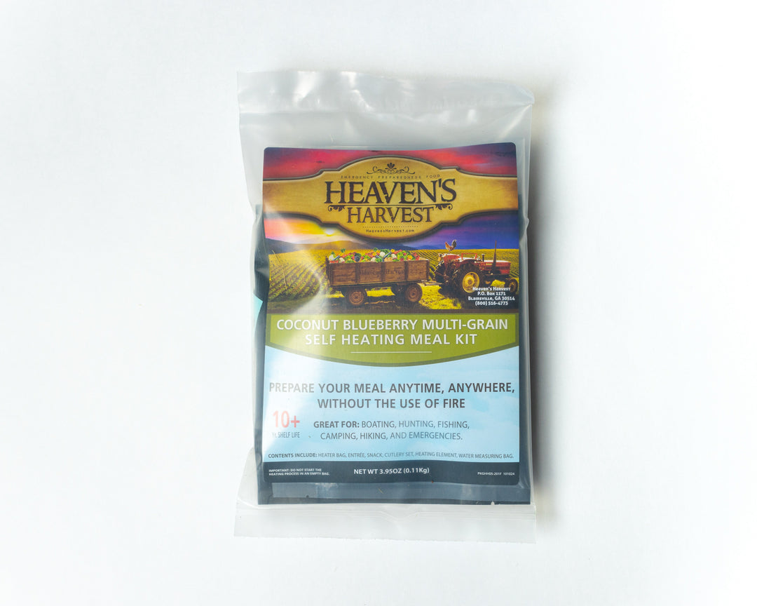 Heaven's Harvest: Self-Heating Meal Kit - Coconut Blueberry Multi-Grain