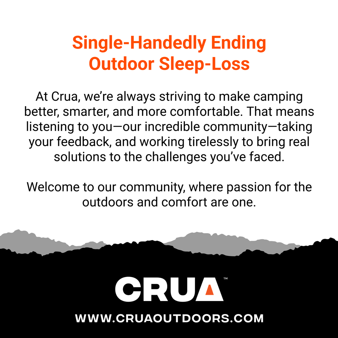CRUA Outdoors: DUO | 2 PERSON CAMPING, DOME TENT