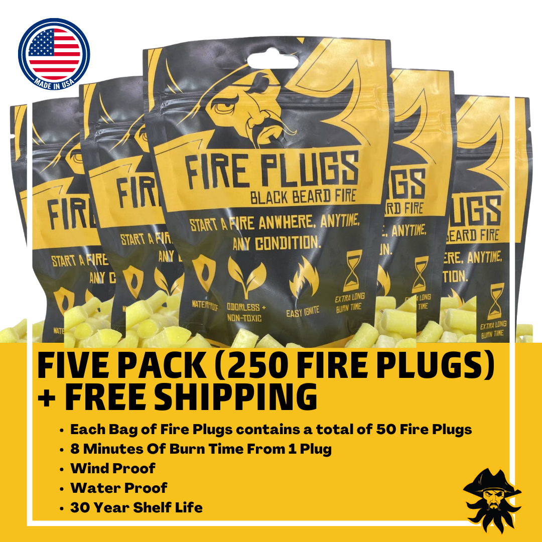 Black Beard: Fire Plugs - Fire Starter Tinder