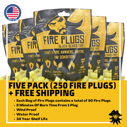 Black Beard: Fire Plugs - Fire Starter Tinder