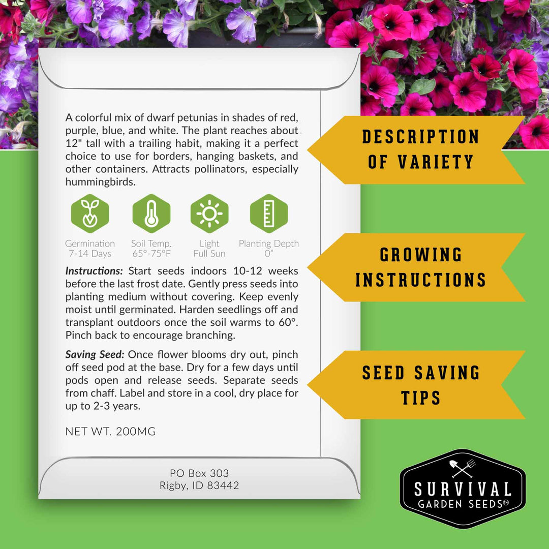 Survival Garden Seeds: 6 Pest Defense Herb & Flower Seeds - Repel Garden Pests Naturally