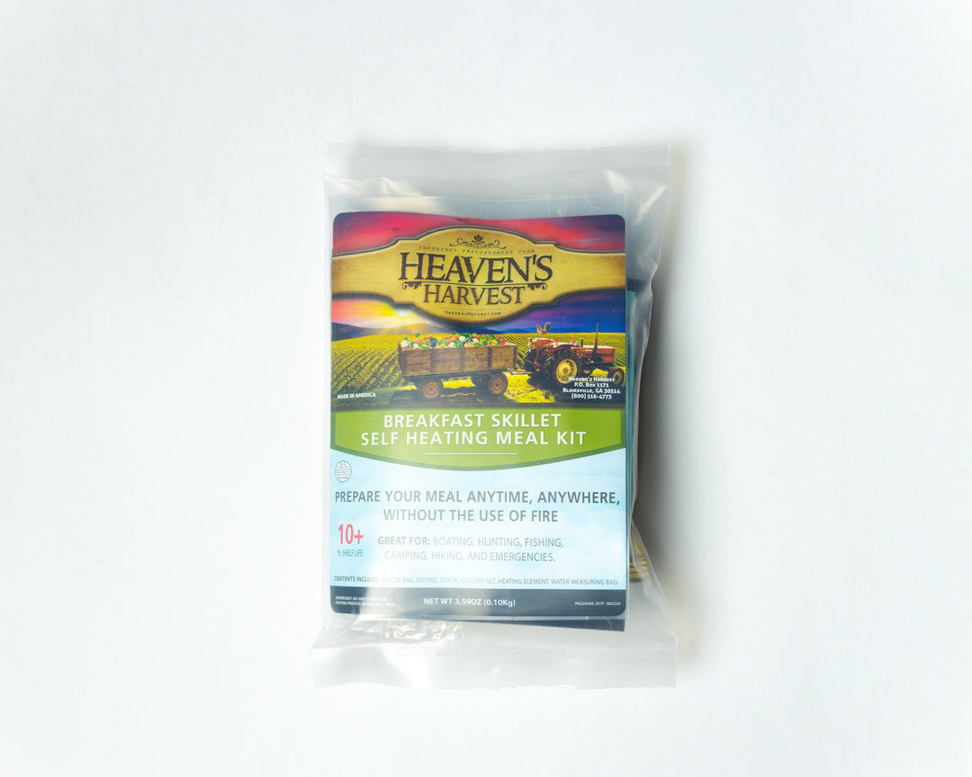 Heaven's Harvest: Self-Heating Meal Kit - Sausage, Egg, & Potato Breakfast Skillet