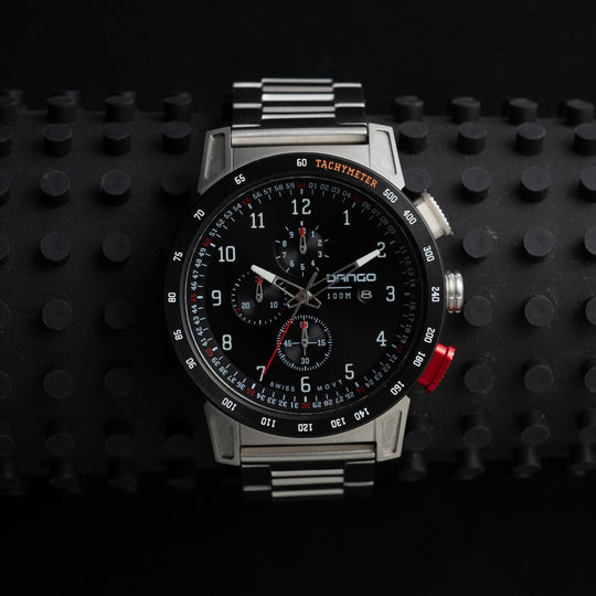 Dango: CR-01 - CHRONO WATCH WITH METAL BRACELET