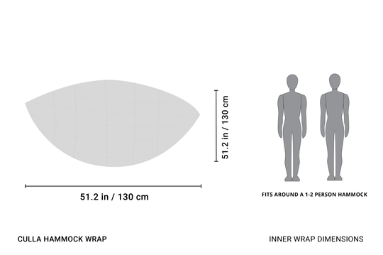 CRUA Outdoors: CULLA HAMMOCK WRAP | 1 OR 2 PERSON INSULATION FOR HAMMOCKS