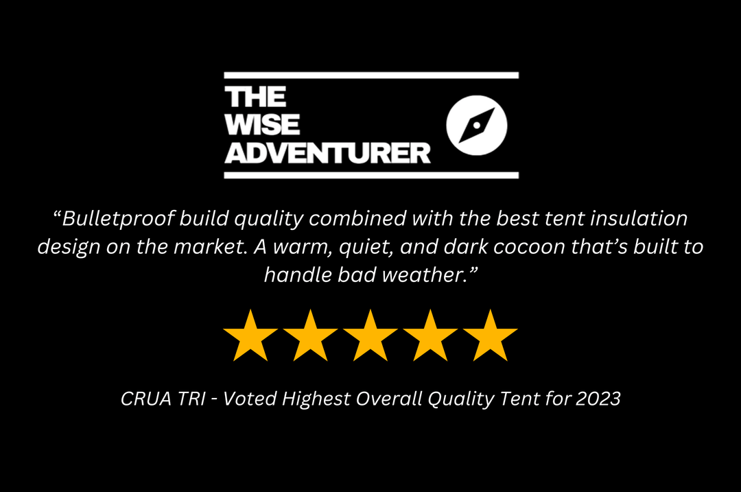 CRUA Outdoors: TRI | 3 PERSON INSULATED TUNNEL TENT