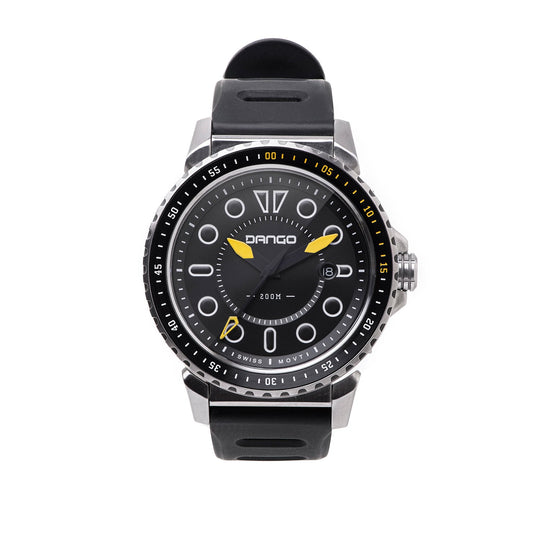 Dango: DV-01 - DIVE WATCH WITH SILICONE SPORT STRAP