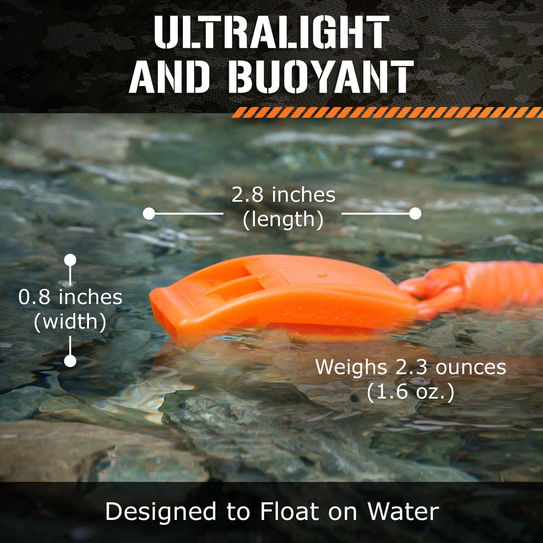 TITAN Survival: Emergency Whistles, 2-PACK