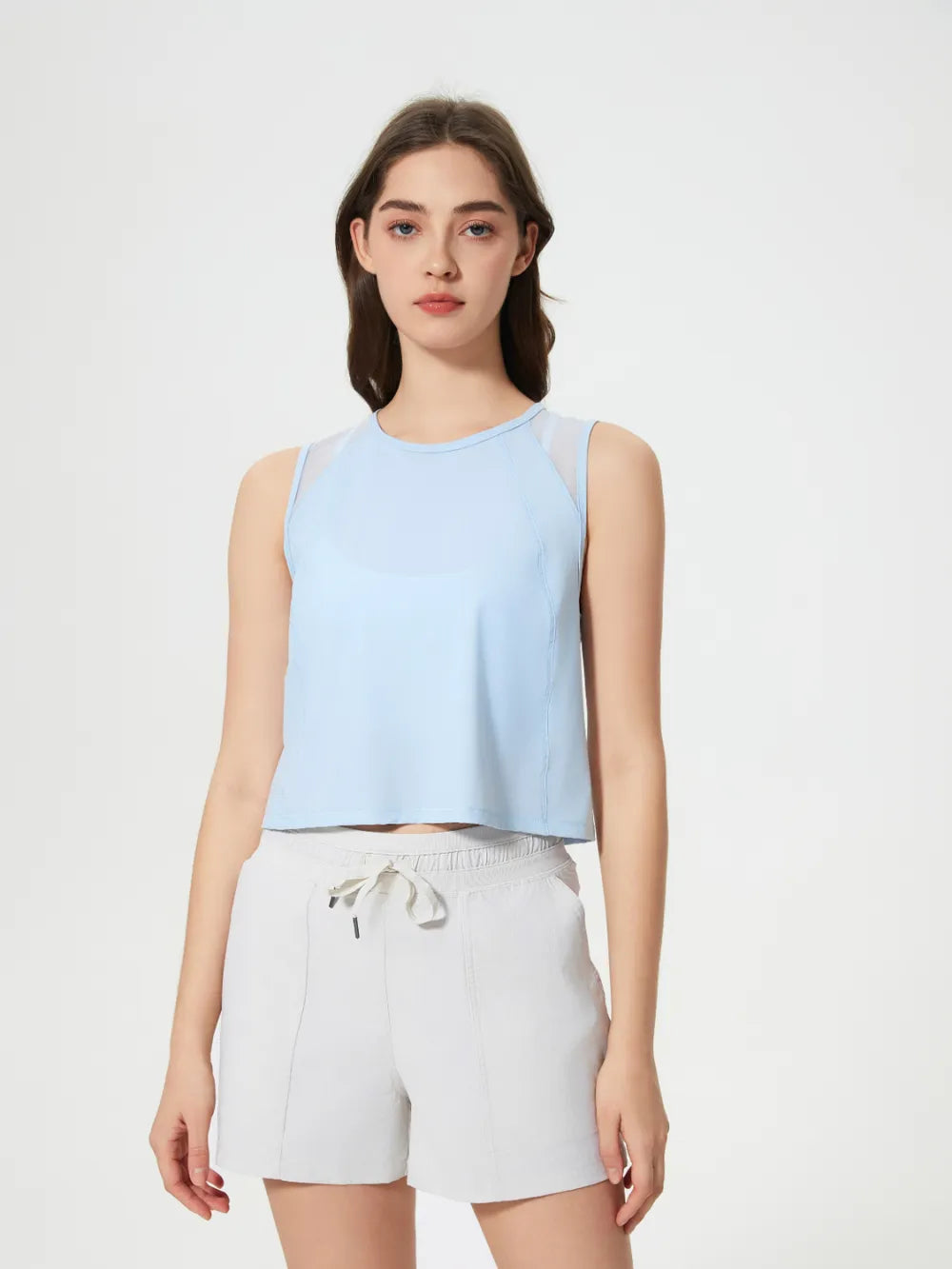 Jupiter Gear: Round-Neck Cropped Tank