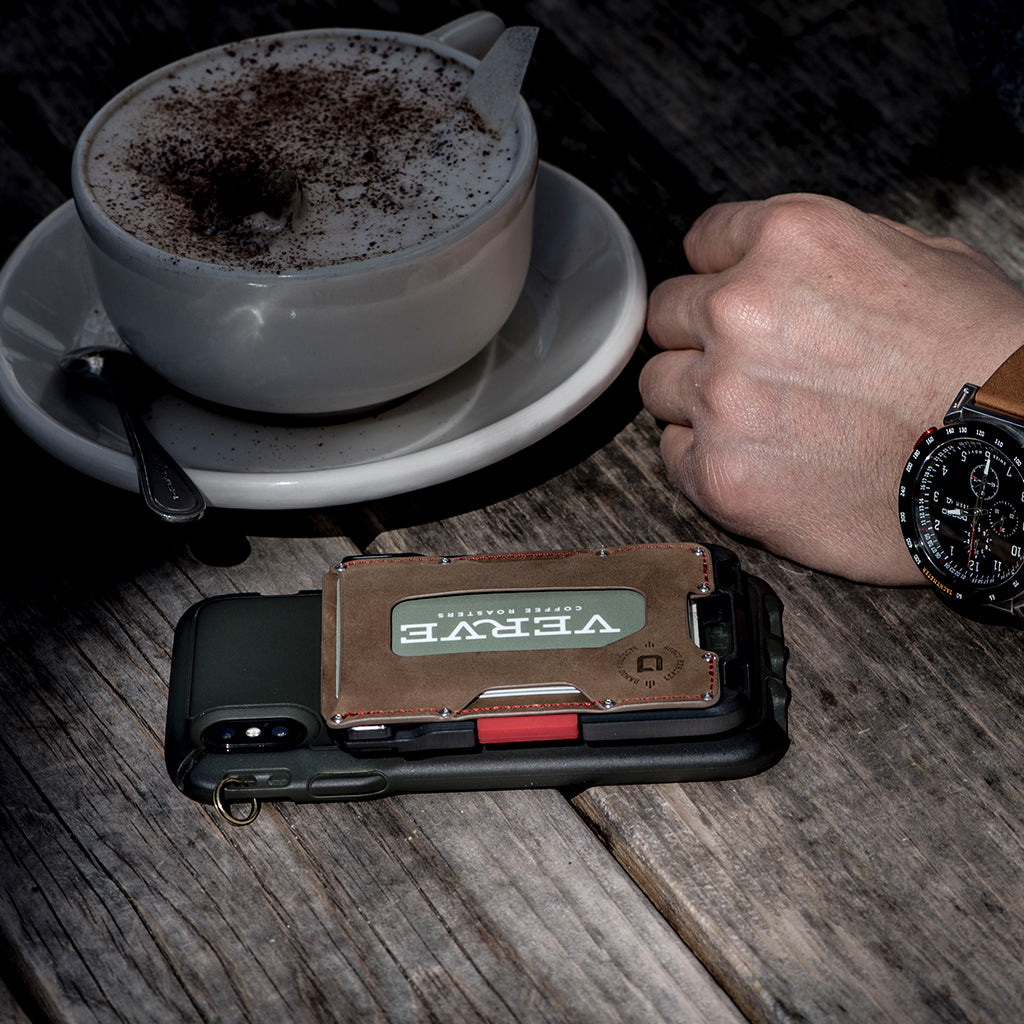 Dango: M1 MAVERICK™ WALLET - SPECIAL EDITION - SLATE GREY - SINGLE POCKET LEATHER