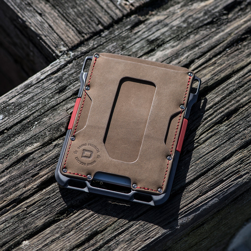 Dango: M1 MAVERICK™ WALLET - SPECIAL EDITION - SLATE GREY - SINGLE POCKET LEATHER