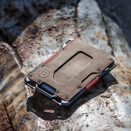 Dango: M1 MAVERICK™ WALLET - SPECIAL EDITION - SLATE GREY - SINGLE POCKET LEATHER