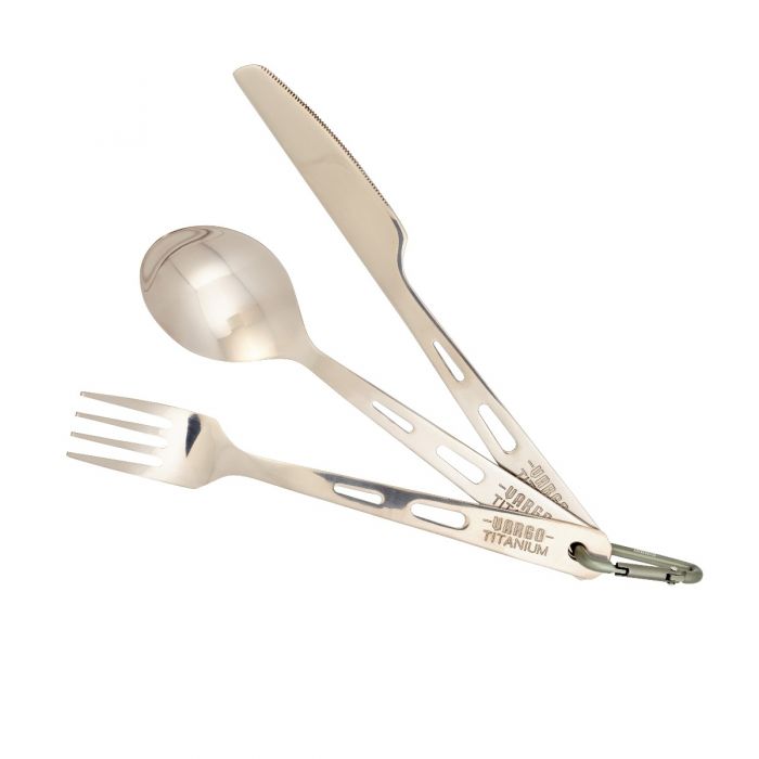 VARGO: TITANIUM SPOON / FORK / KNIFE SET
