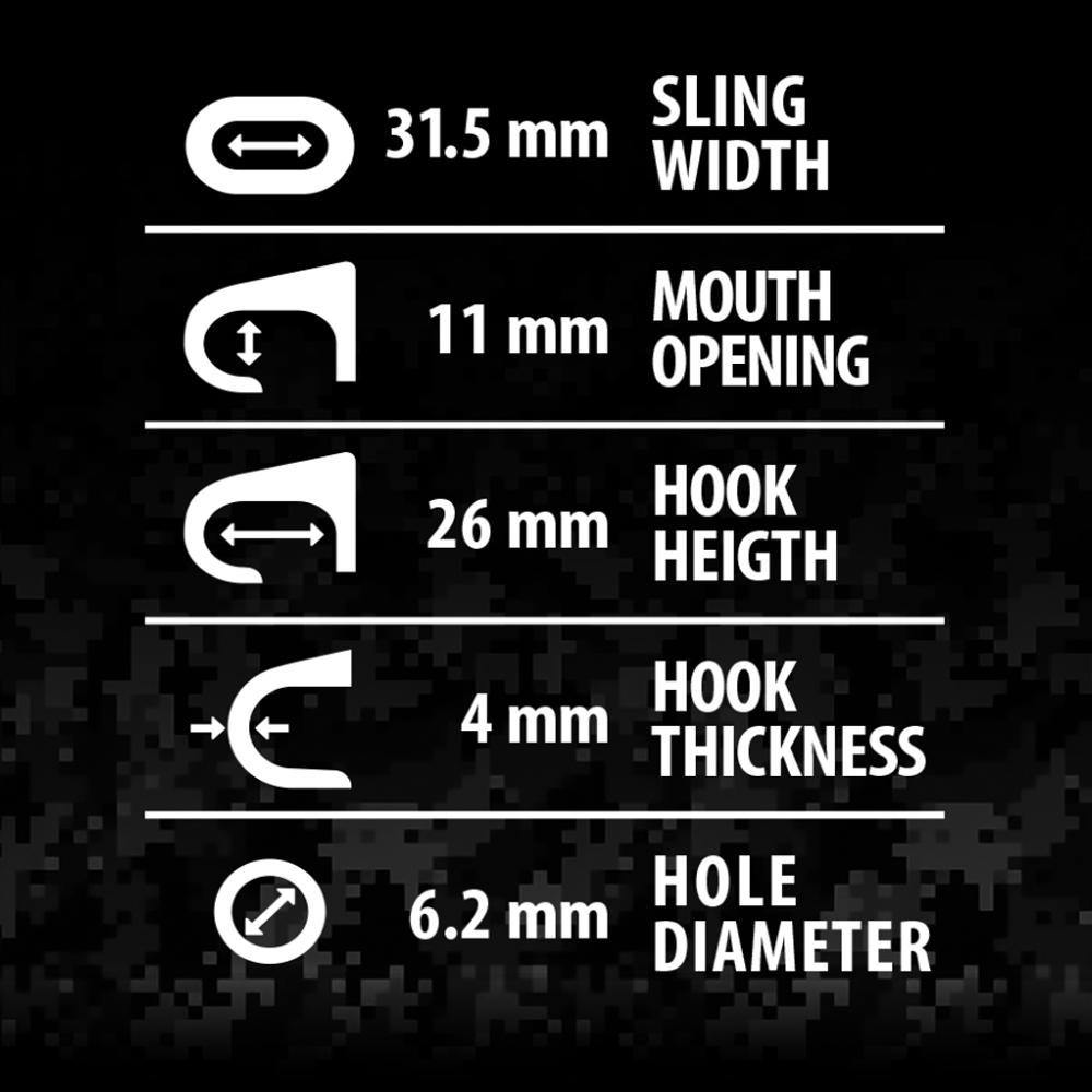TITAN Survival: HK-Style Snap Hooks, 5-Pack
