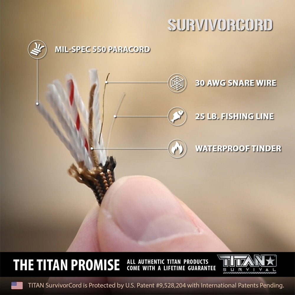 TITAN Survival: SurvivorCord 25 FT QD