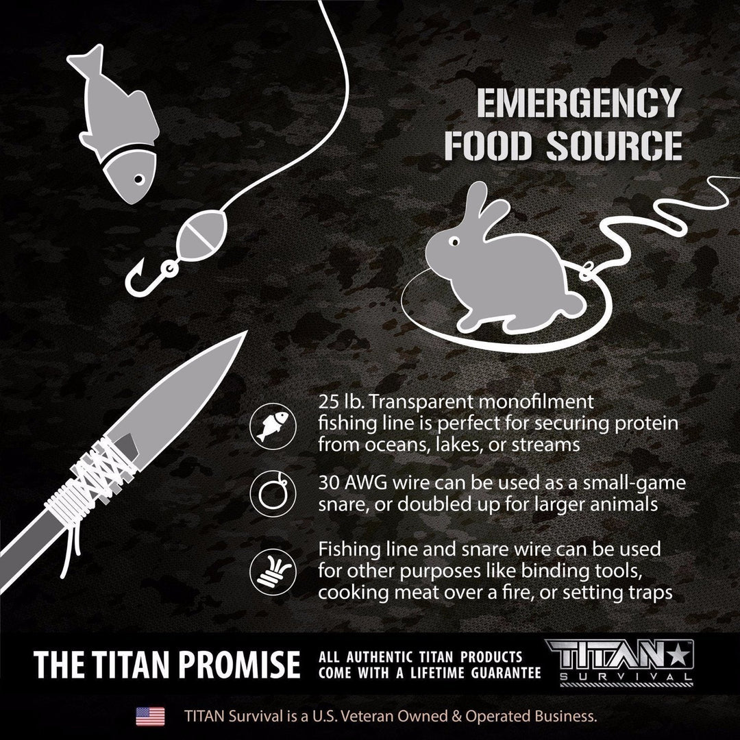 TITAN Survival: SurvivorCord | BLACK STEEL