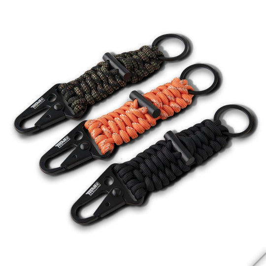 TITAN Survival: SurvivorCord Paracord Keychains | 3-PACK
