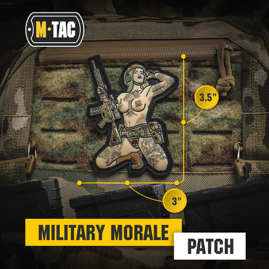 M-Tac Morale Patch Tactical Girl