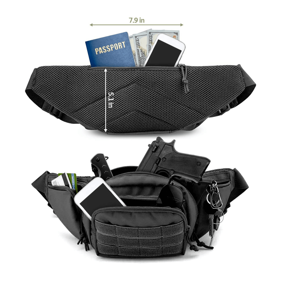 Jupiter Gear: Tactical Waist Bag & MOLLE EDC Pouch For Outdoor Activities