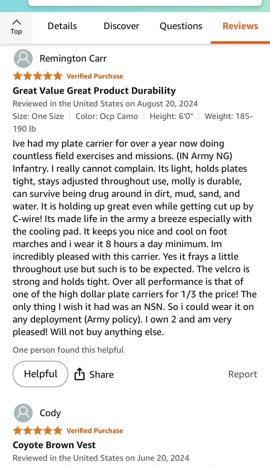 Redemption Tactical Crusader 2.0® Armore Kit - Lightweight Level IV Plates + Plate Carrier - Full Kit