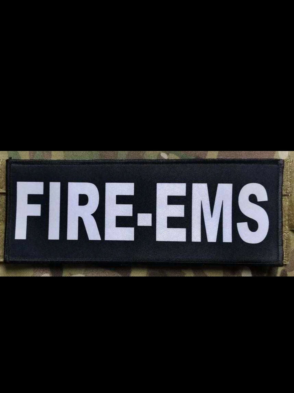 FIRE-EMS Patch w/ Hook and Loop