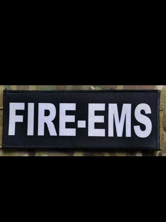 FIRE-EMS Patch w/ Hook and Loop