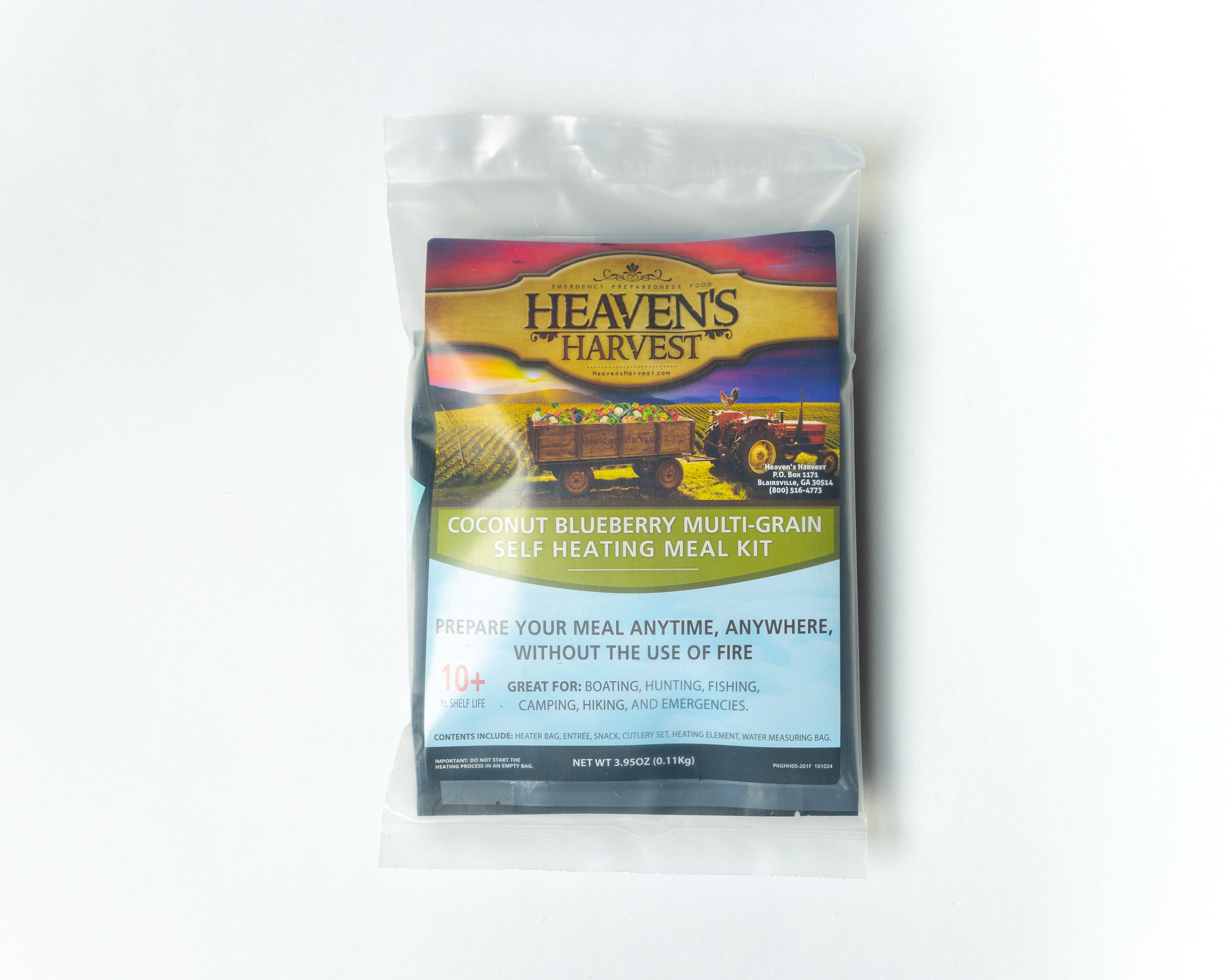 Heaven's Harvest: Self-Heating Meal Kit - Coconut Blueberry Multi-Grai ...