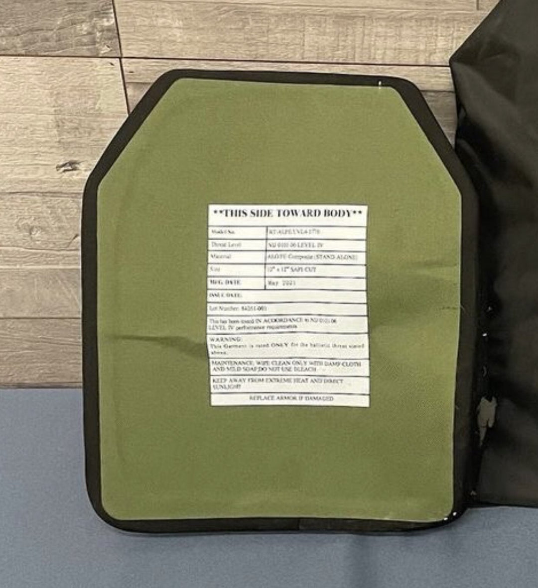 Redemption Tactical Black Rambo Plate Carrier: Plate Carrier + Level IV Plates