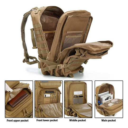 Jupiter Gear: Tactical 45L Molle Rucksack Backpack